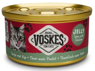 VOSKES Tuńczyk z Kurczakiem w galaretce 85g - Mokra karma dla kotów - miniaturka - grafika 1