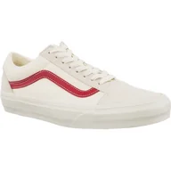 Trampki damskie - Vans Old Skool R1T Vintage White Rococco Red białe wielokolorowe czerwone - ButyModne - miniaturka - grafika 1