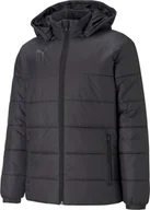 Kurtki męskie - Kurtka męska Puma TeamLiga Padded czarna r. M - miniaturka - grafika 1