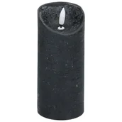 Świece - Świeca dekoracyjna ARTI CASA Led 70 x 160 mm Czarny - miniaturka - grafika 1