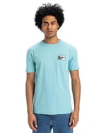 Koszulki męskie - Quiksilver T-shirt męski niebieski M - miniaturka - grafika 1