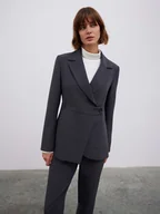 Marynarki i żakiety damskie - BGN Blezer w kolorze antracytowym - miniaturka - grafika 1