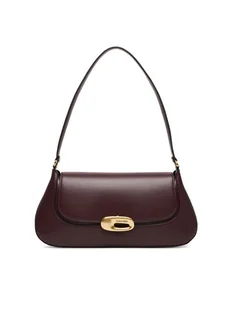 Calvin Klein Torebka Hardware Flap Shoulder Bag LV04F3146G Bordowy - Torebki damskie - miniaturka - grafika 1