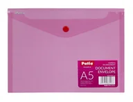 Teczki i skoroszyty - KOPERTA NA DOKUMENTY A5 PATIO PAT3139A/15 RÓŻOWA - miniaturka - grafika 1