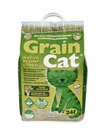 Żwirek dla kotów - GRAIN CAT 72 l (3 x 24 l) naturalny zbożowy żwirek zbrylający - miniaturka - grafika 1