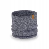 Apaszki i szaliki męskie - Nandy, Komin męski dwuwarstwowy, jasnoszary - miniaturka - grafika 1