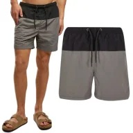 Odzież taktyczna i umundurowanie - Szorty kąpielowe Brandit Swimshort Basic - Czarne / Szare - miniaturka - grafika 1