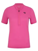 Koszulki i topy damskie - Ziener NEKTARIA damska koszulka rowerowa, rower górski, wyścigowy, oddychająca, szybkoschnąca, elastyczna, z krótkim rękawem, kolor magenta, 44 - miniaturka - grafika 1