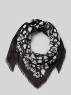 Apaszki i szaliki damskie - Chusta z mieszanki modalu i bawełny model ‘ALYCIA’ - miniaturka - grafika 1