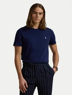 Polo Ralph Lauren T-Shirt 710671438404 Granatowy Slim Fit - Koszulki męskie - miniaturka - grafika 1