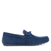 Mokasyny męskie - Mokasyny Gino Rossi LIMONE-01 122AM Granatowy - miniaturka - grafika 1