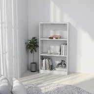 Regały - vidaXL 3-poziomowy regał na książki, biały, 60 x 24 x 108 cm - miniaturka - grafika 1