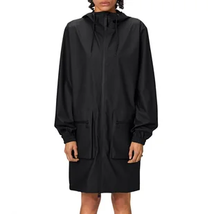 Kurtka Rains Cargo Long Jacket 19850-01 - czarna - Kurtki męskie - miniaturka - grafika 1