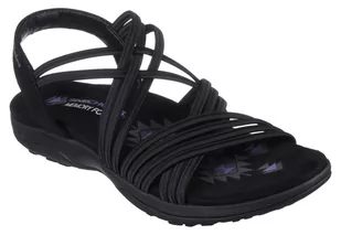 Buty sandały damskie Skechers Reggae Slim - Sunnyside (163185-BBK)-37 - Sandały damskie - miniaturka - grafika 1