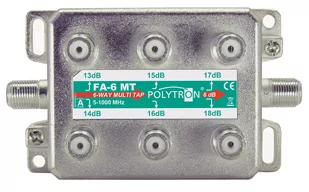 Odgałęźnik Polytron Multitap 5-1000 MHz FA 6 MT - Akcesoria TV-SAT - miniaturka - grafika 1