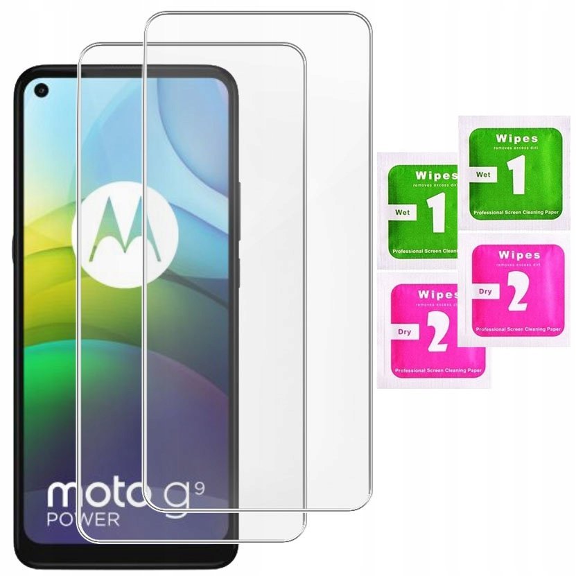 2x SZKŁO HARTOWANE do MOTOROLA MOTO G9 POWER