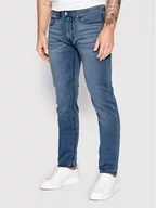 Spodnie męskie - Pierre Cardin Jeansy 33110/000/7705 Niebieski Slim Fit - miniaturka - grafika 1