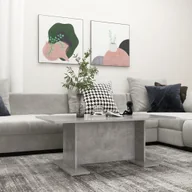 Ławy i stoliki kawowe - vidaXL vidaXL Stolik kawowy, szarość betonu, 103,5x60x40 cm, płyta wiórowa - miniaturka - grafika 1