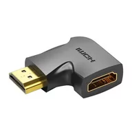 Adaptery i przejściówki - Adapter kątowy HDMI Vention AIOB0-2, 4K 60Hz (czarny) 2 szt. - miniaturka - grafika 1