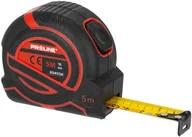 Poziomice, łaty, miary - Proline Miara zwijana 5m/19mm mat.zaw.ce.karta. - miniaturka - grafika 1