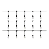 Lampy ogrodowe - Girlanda solarna 15 LED filamentowa 3000 K IP44 - miniaturka - grafika 1