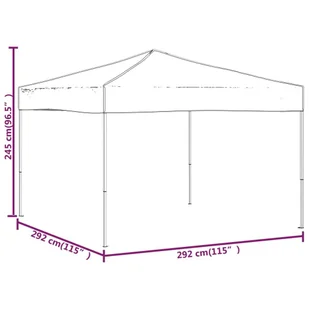 Składany namiot imprezowy, taupe, 3x3 m - Pawilony ogrodowe - miniaturka - grafika 9