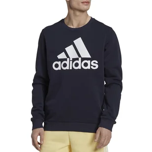 Bluza adidas Sportswear Essentials Big Logo HL2298 - granatowa - Bluzy męskie - miniaturka - grafika 1
