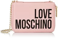 Portfele - Love Moschino Komplementi Pelletteria wyroby skórzane dla kobiet, Róża, - miniaturka - grafika 1