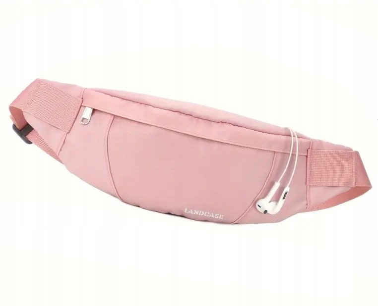Nerka Saszetka Biodrowa Regulowana 37X12X5Cm Landcase Różowa