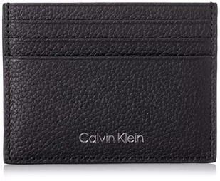 Calvin Klein Męski ciepły uchwyt na karty 6CC akcesoria - portfel podróżny, czarny, jeden rozmiar, Czarny, Rozmiar Uniwersalny - Portfele - miniaturka - grafika 1