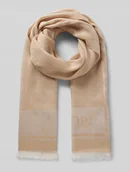 Apaszki i szaliki damskie - Szal z detalem z logo model ‘Amelie’ - miniaturka - grafika 1