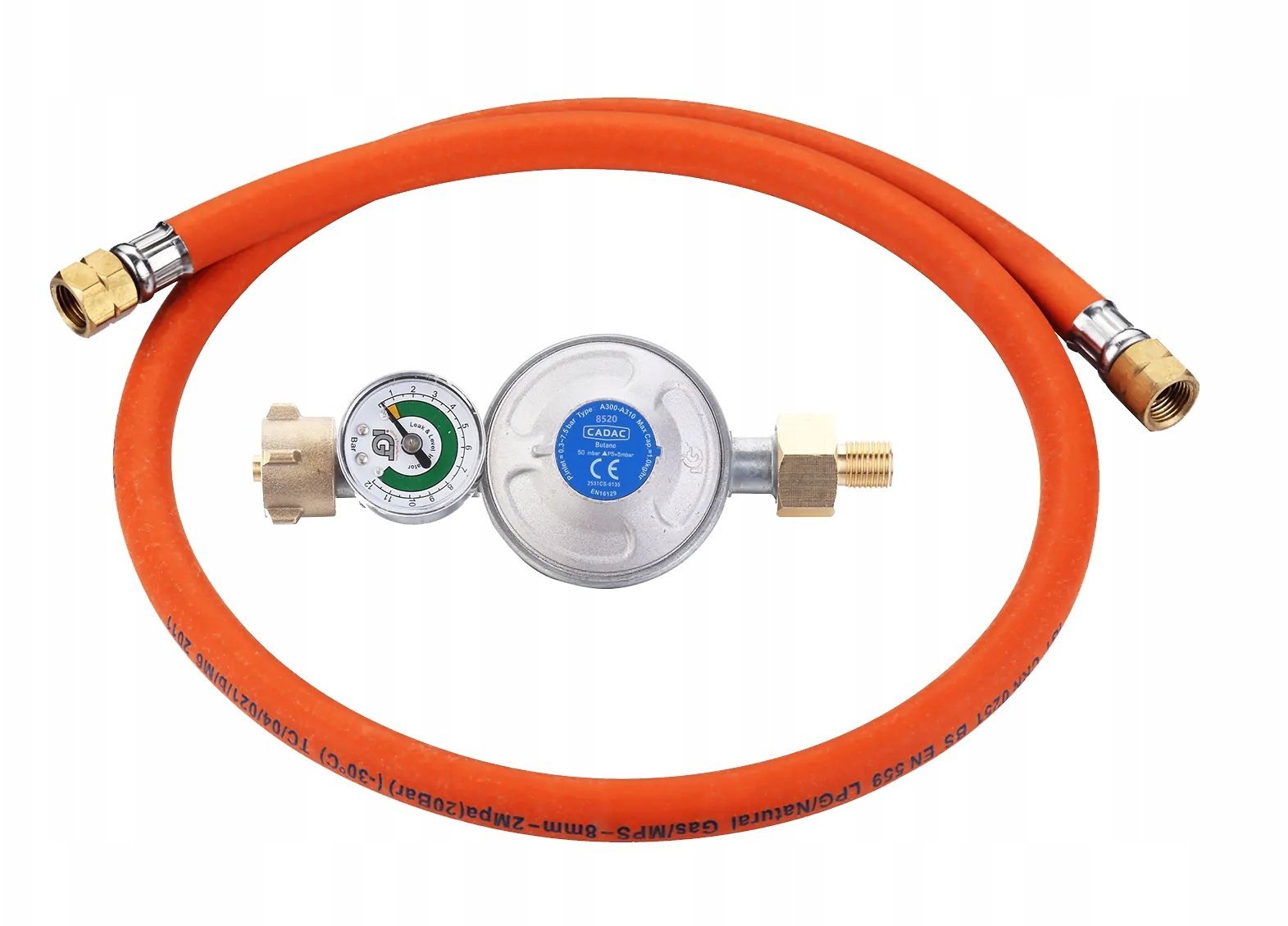Cadac regulator ciśnienia do 50mb z wężem 85cm do butli szklanej [914505]