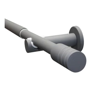 Metalowy regulowany karnisz 190 - 340 cm Elba – Gardinia - Karnisze - miniaturka - grafika 1