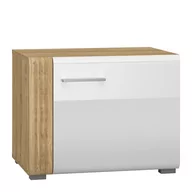 Łóżka - Dostawka do Szafki RTV 08 Adagio ML Meble Biały, Dąb Castello - miniaturka - grafika 1