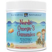 Suplementy naturalne - Nordic Omega-3 Gummies, 82mg Tangerine Treats - 120 gummies Nordic Naturals - miniaturka - grafika 1