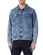 Kurtki męskie - GANT Męska kurtka D1. Denim Trucker, Light Blue Broken in, XL - miniaturka - grafika 1