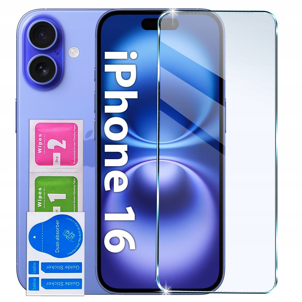 Szkło Hartowane 9H do iPhone 16 SZYBKA