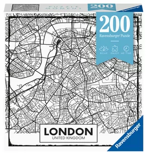 Ravensburger Puzzle 200el Moment: Londyn mapa 129638 - Puzzle - miniaturka - grafika 1