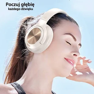 USAMS Słuchawki nauszne Bluetooth 5.3 US-YH Series beżowy/beige TDLYEJYS02 (USAMS-YH21) - Słuchawki - miniaturka - grafika 17