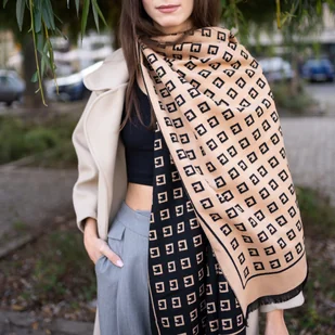 Szal Greek geometry - Apaszki i szaliki damskie - miniaturka - grafika 4