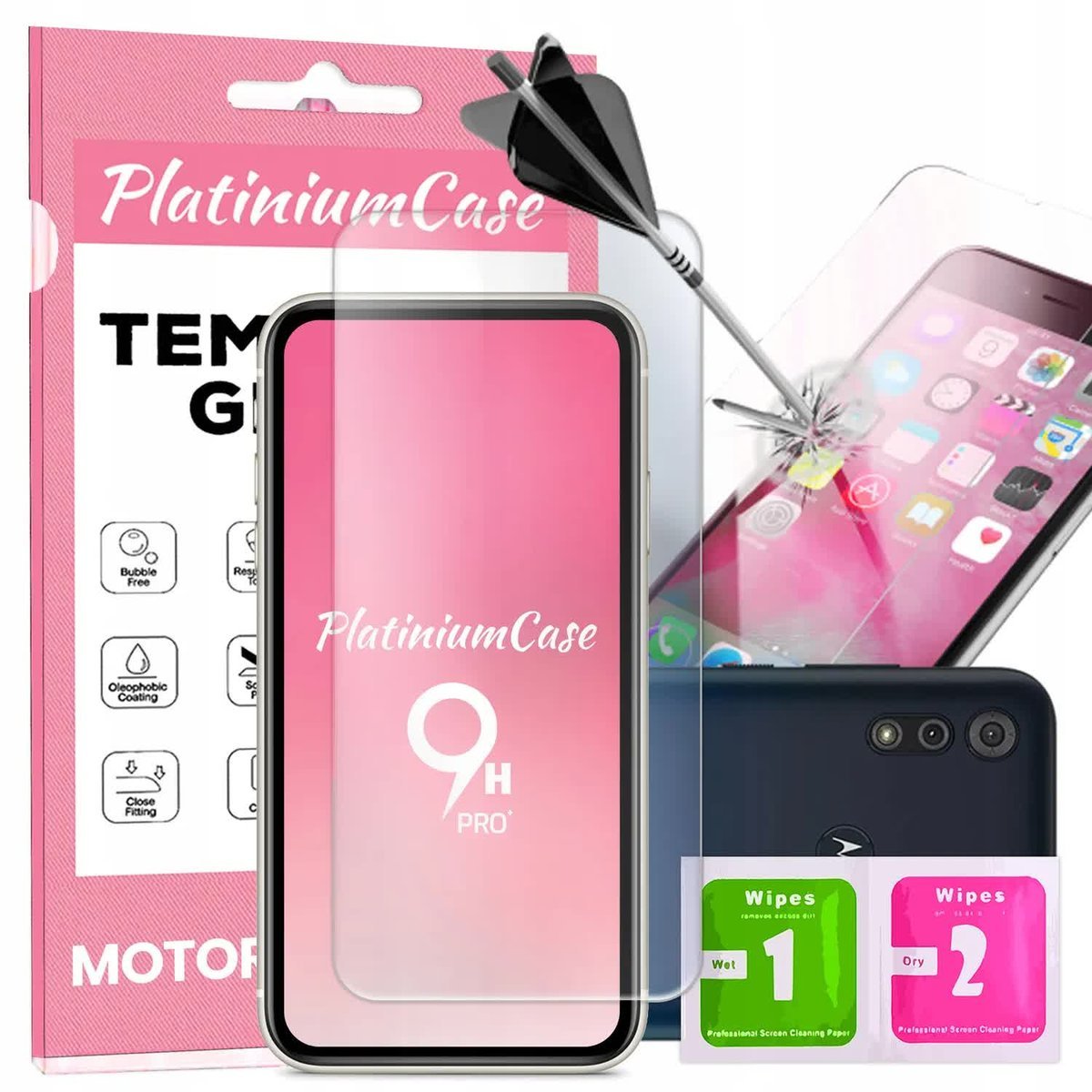Szkło hartowane 9H szybka do MOTOROLA E6S 2020