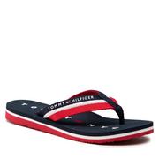 Klapki i japonki damskie - Tommy Hilfiger Japonki Tommy Loves Ny Beach Sandal FW0FW02370 Midnight 403 - miniaturka - grafika 1