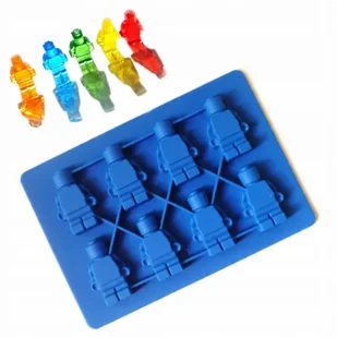 Forma foremka silikonowa do mydełek FIGURKA KLOCEK 8 szt. - Prace ręczne dla dzieci - miniaturka - grafika 1