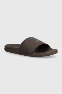 Quiksilver klapki męskie kolor brązowy - Klapki i japonki męskie - miniaturka - grafika 1