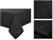 Obrusy i serwetki - Obrus Na Stół 140X220 Stella Mereżka Czarny - miniaturka - grafika 1