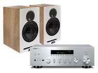 Zestawy stereo - Yamaha R-N600A (srebrny) + Debut Reference B6 (biały) - miniaturka - grafika 1
