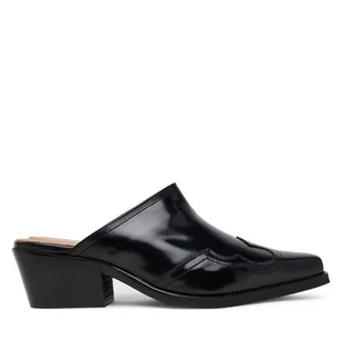 Klapki Tommy Hilfiger Western Abrasivato FW0FW08887 Czarny - Klapki i japonki damskie - miniaturka - grafika 1