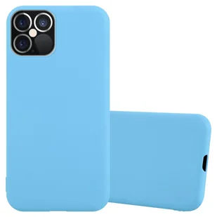 Pokrowiec Do Apple iPhone 12 PRO MAX Etui w CANDY NIEBIESKI TPU Silikon Obudowa Case Cover Ochronny Plecki Cadorabo - Etui i futerały do telefonów - miniaturka - grafika 1