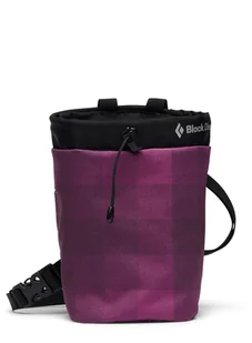 Woreczek na magnezję Black Diamond Gym Chalk Bag - purple - Sprzęt wspinaczkowy - miniaturka - grafika 1