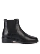 Botki damskie - Geox Sztyblety D Walk Pleasure D36TGE 00043 C9999 Czarny - miniaturka - grafika 1